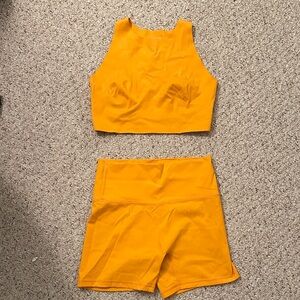 Aerie Orange Athletic Set